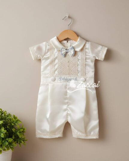 Neithan - off white satin romper